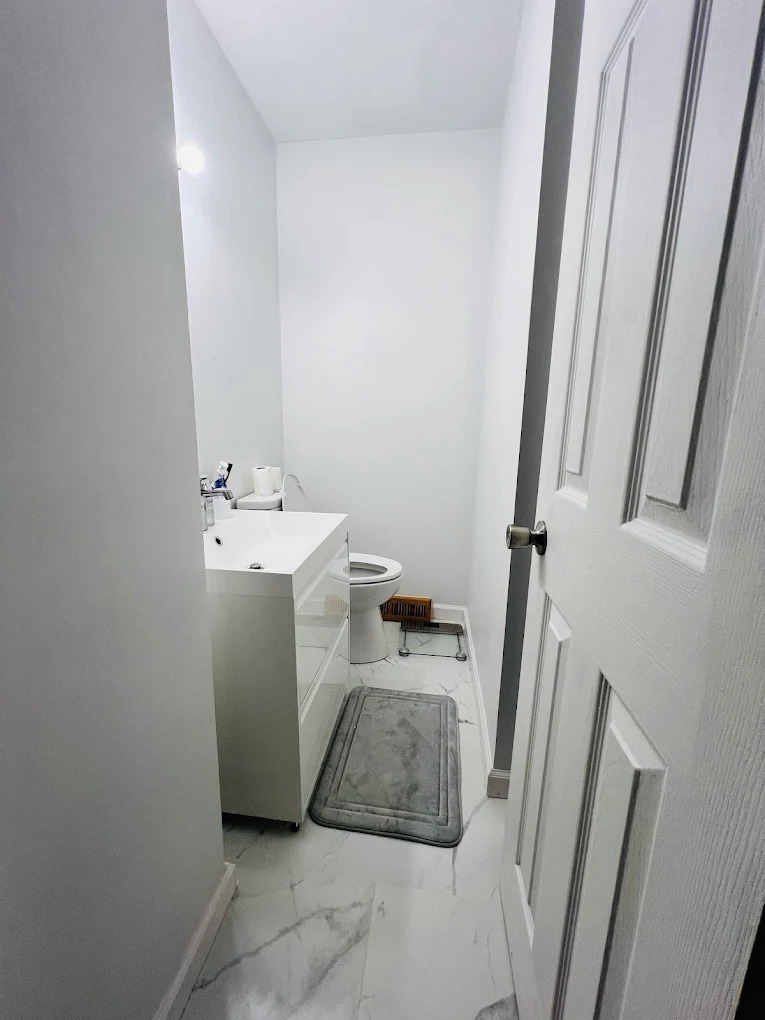 Finished small bathroom remodel